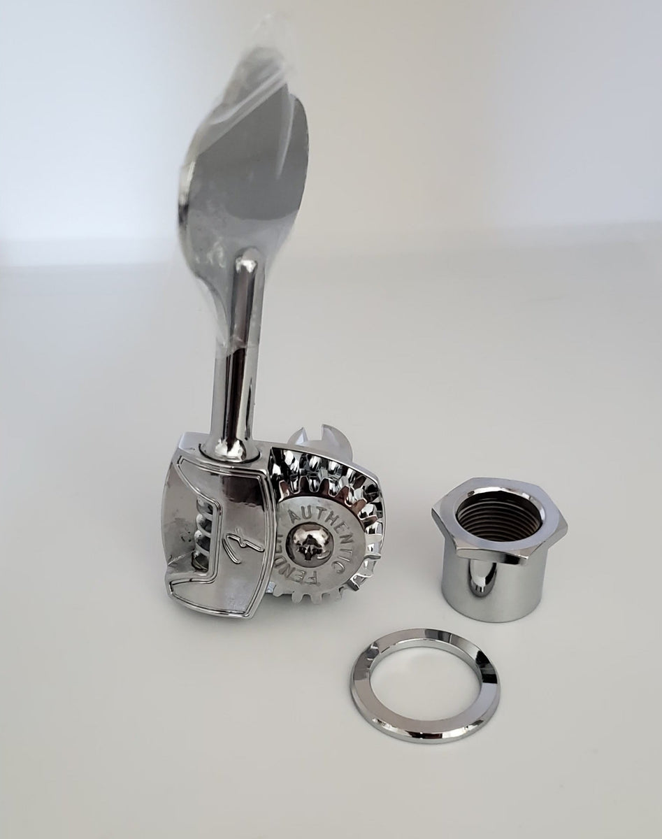 ベース FENDER Bass Tuning Machines Chrome Fender Deluxe Fluted-Shaft Bass Tuning Machines Chrome