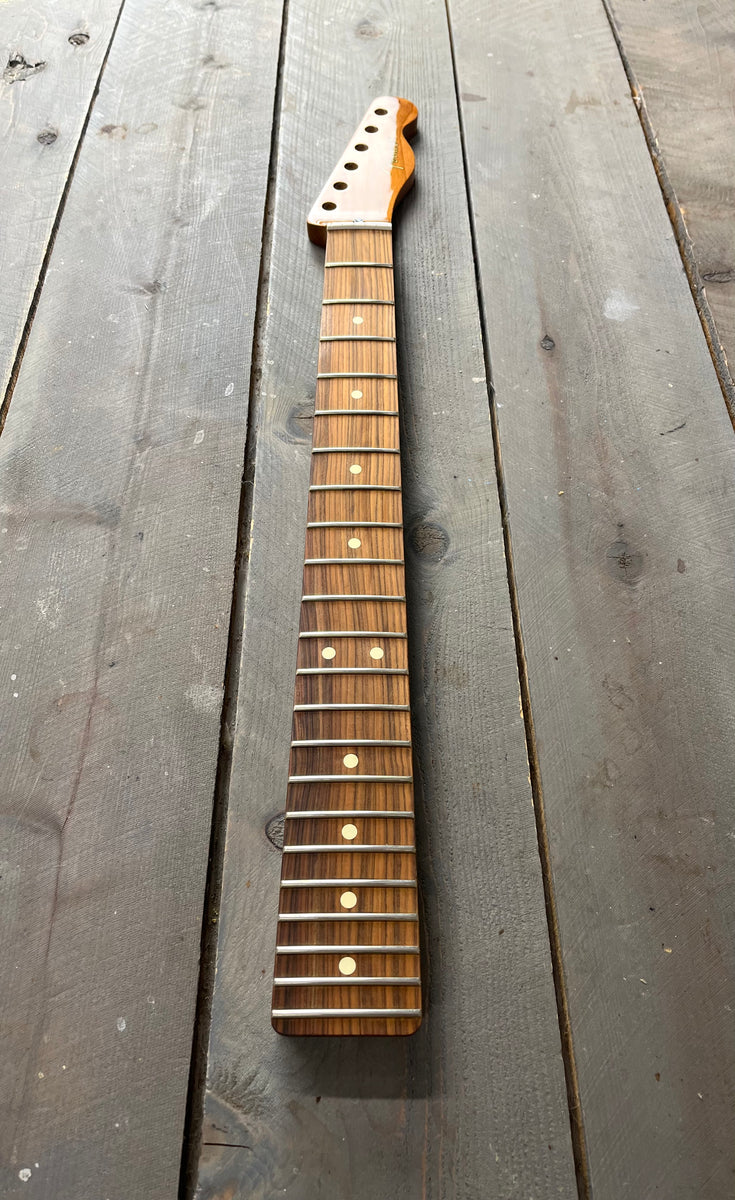 Roasted Maple Tele Neck, 22 Jumbo Frets, 12,