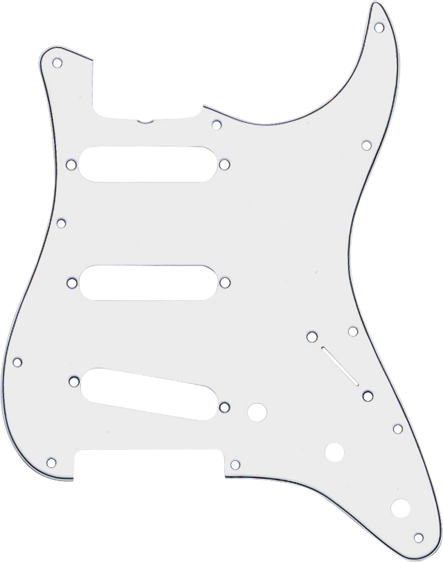 Fender 11 Hole Modern-Style Stratocaster Blk-Wht-Blk pickguard (Copy)