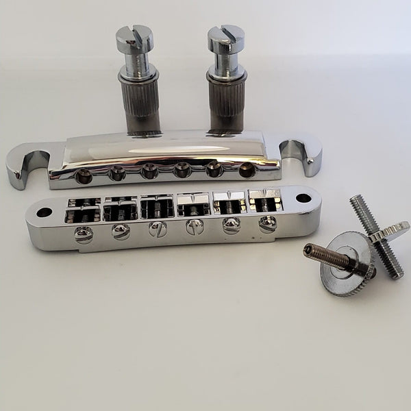 TGPS Tune-O-Matic style bridge - Chrome