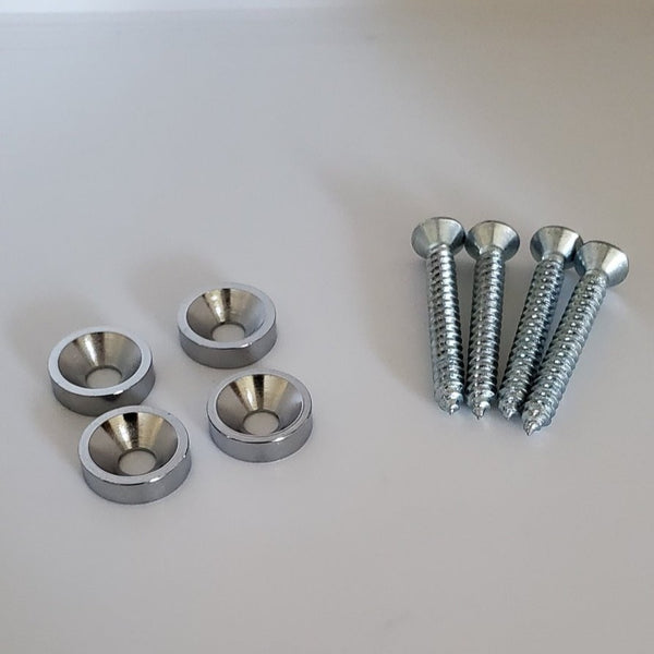WCMP Neck screws w/ mounting ferrules - Chrome