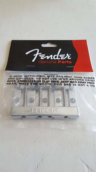 Fender HIMASS™ 4-STRING BASS WIDE BRIDGE ASSEMBLY Chrome