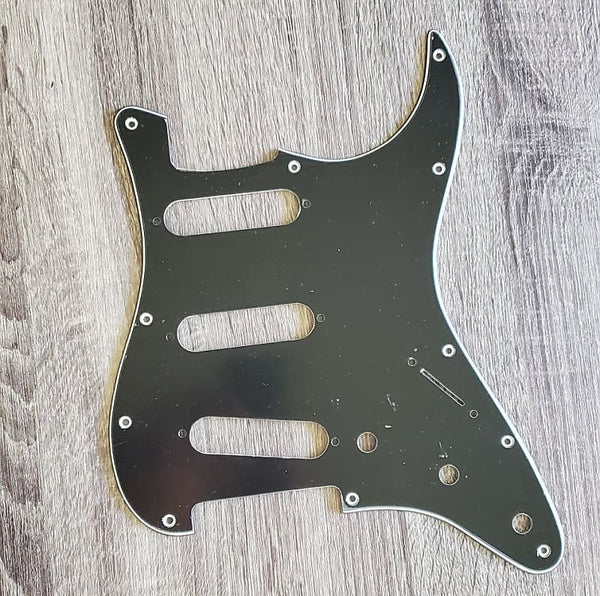 TGPS Strat  style Black S/S/S pickguard