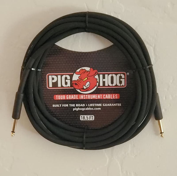 Pig Hog PH186 Black 18.5' Instrument cable