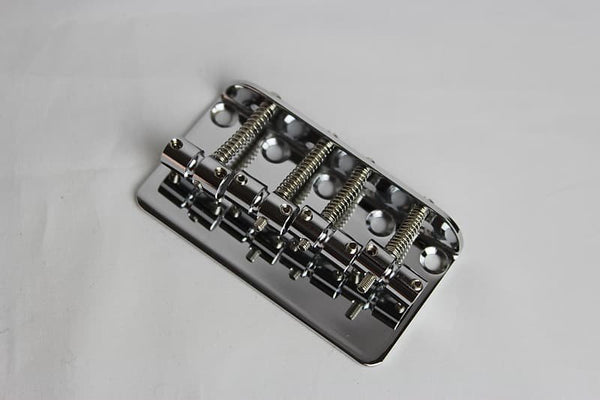 TGPS 4 String Bass Bridge - Chrome