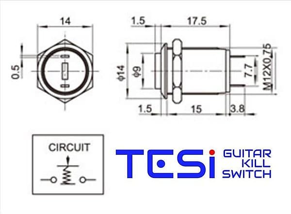 Tesi IDO 12MM Kill Switch (Select Color)