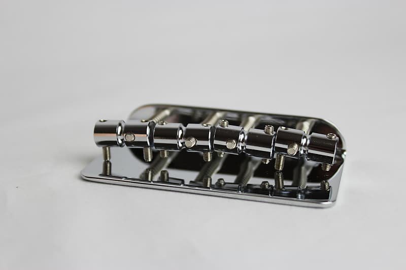 TGPS 4 String Bass Bridge - Chrome