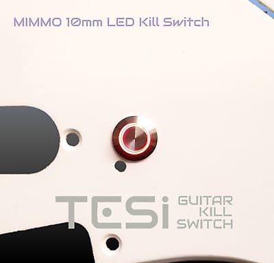 Tesi MIMMO 10mm Kill Switch Stainless Steel / Red